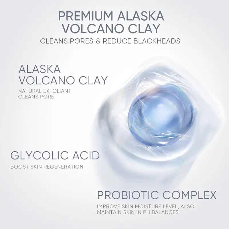 💜Dual Clay Mask Stick Set — Mugwort Clarifying / Volcanic Mud Detoxifying / Brightening & Even-Toning
