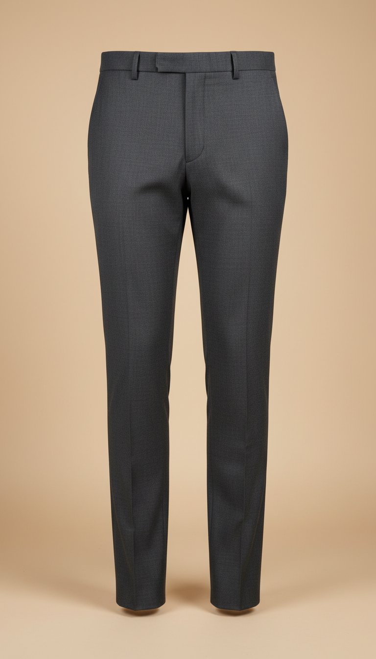 Slim Tailored Trousers in Technical Twill