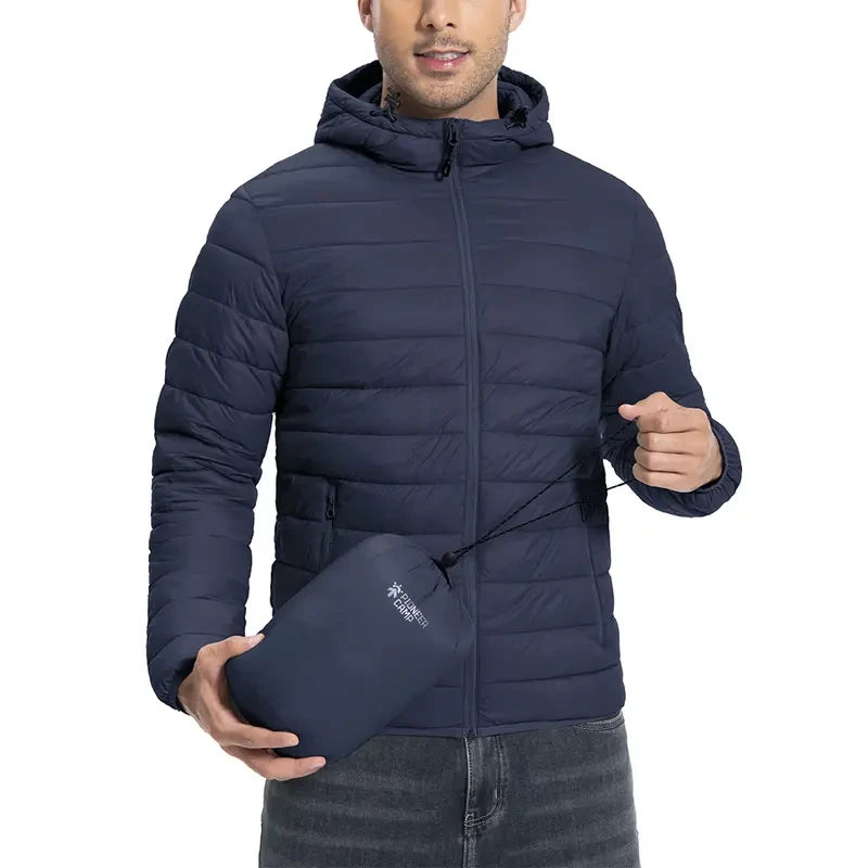 Lightweight Hooded Puffer Jacket
