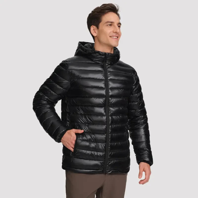 Lightweight Hooded Puffer Jacket