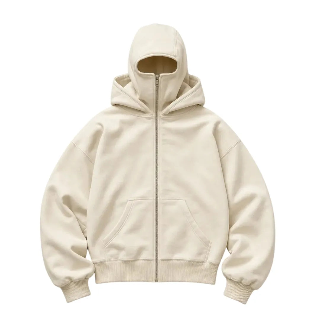 Anti Social Balaclava Zip-Up Hoodie