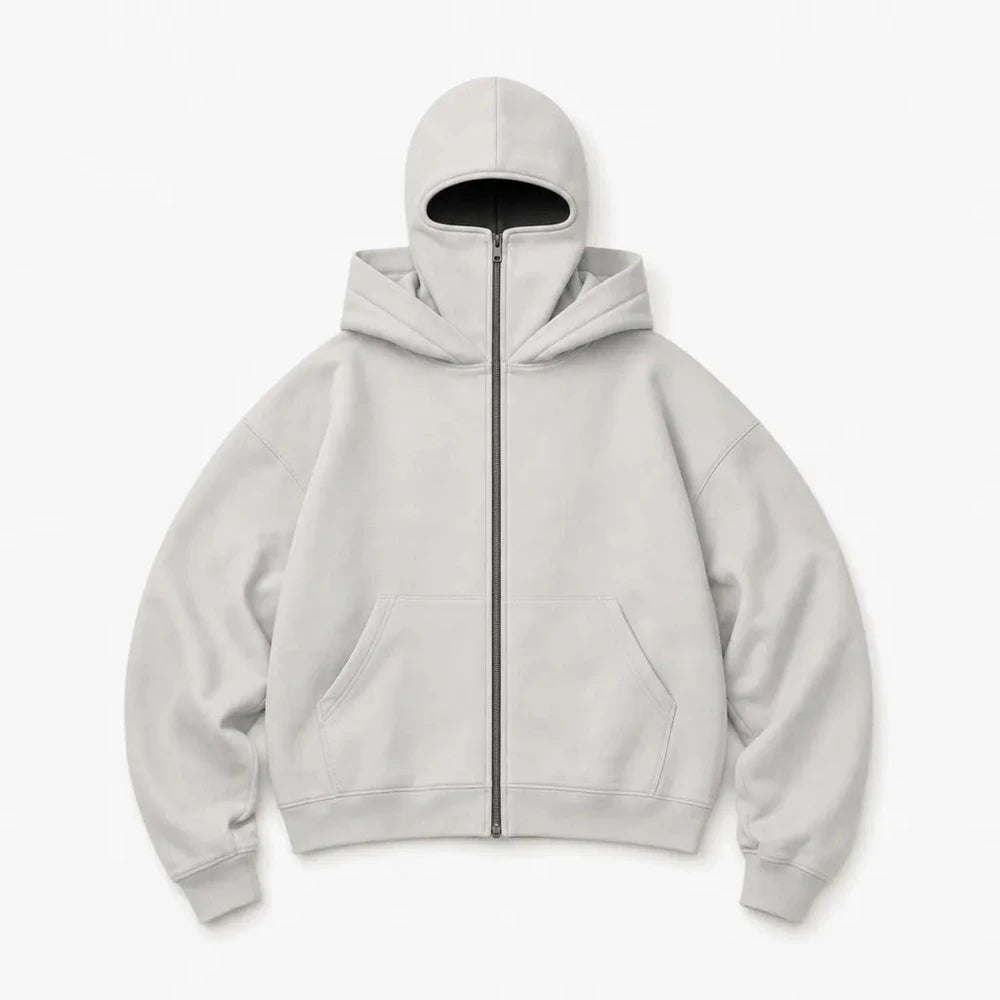 Anti Social Balaclava Zip-Up Hoodie