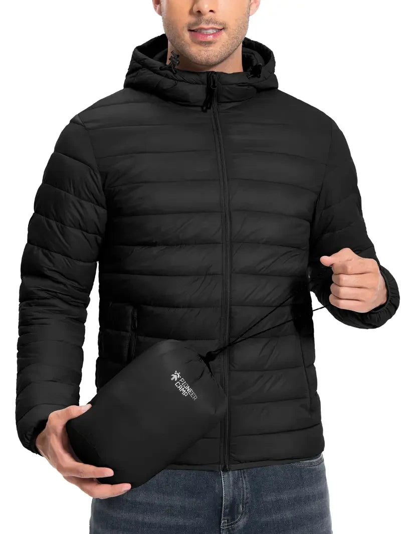 Lightweight Hooded Puffer Jacket