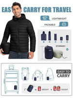 Lightweight Hooded Puffer Jacket