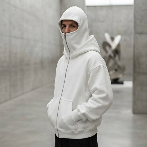 Anti Social Balaclava Zip-Up Hoodie