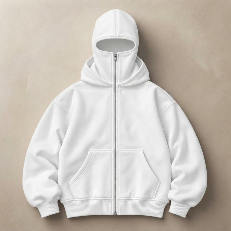 Anti Social Balaclava Zip-Up Hoodie